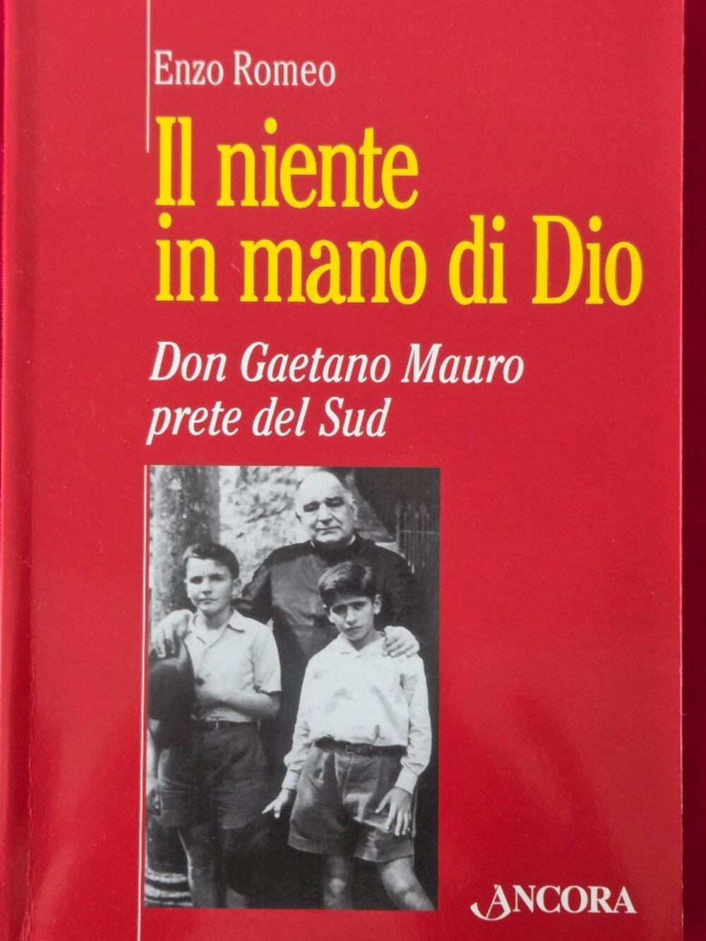 2009, FIRST EDITION, IL NIENTE IN MANO DI DIO BY ENZO ROMEO!!!